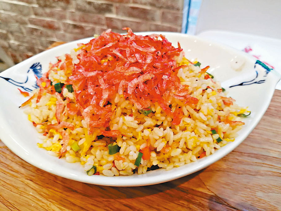 ◆薑米櫻花蝦炒飯