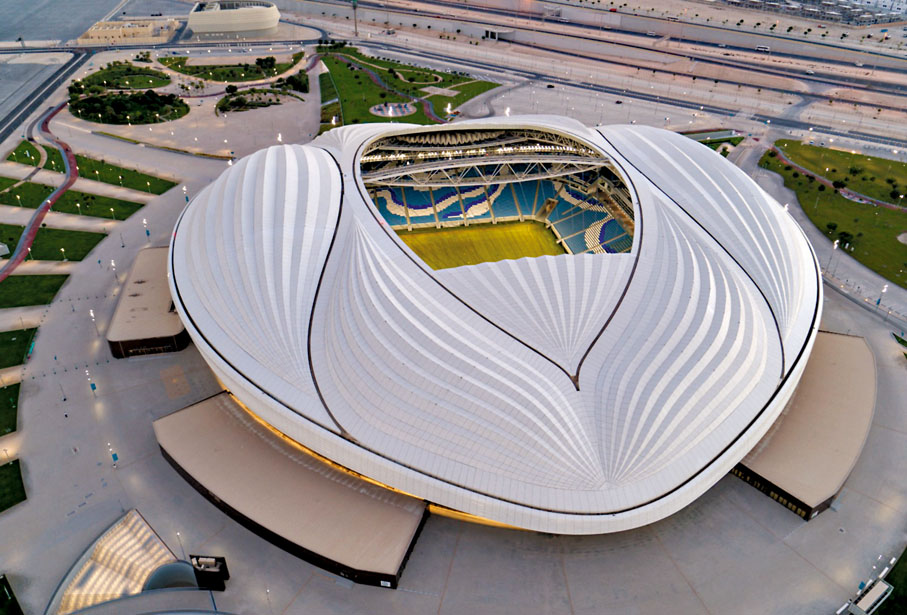 南部體育場—參照阿拉伯帆船打造