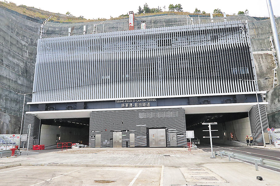 ◆將藍隧道的外觀。 香港文匯報記者北山彥  攝