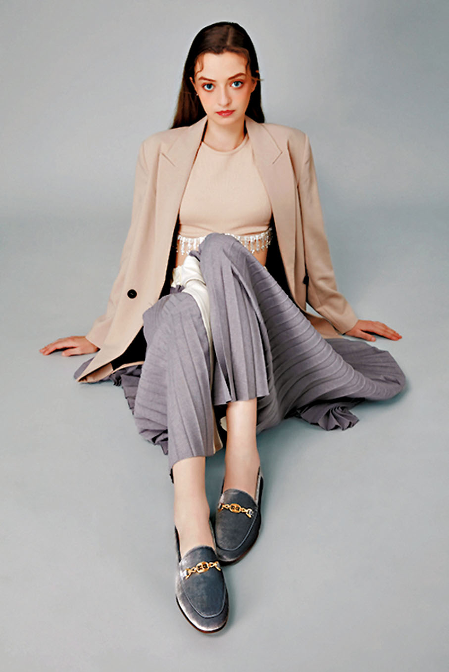 ◆時尚平底樂福鞋LORAINE