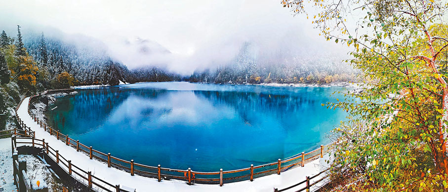 ◆雪后景色宛若童话世界