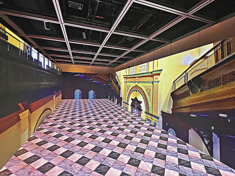 ◆「文物黑盒」利用VR技術讓參觀者有如置身歷史建築之中。