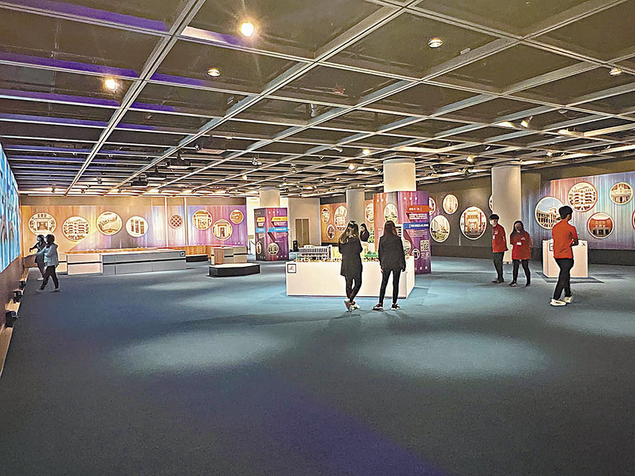 ◆「虛實尋蹟—文物科技遊古蹟」展覽現場。