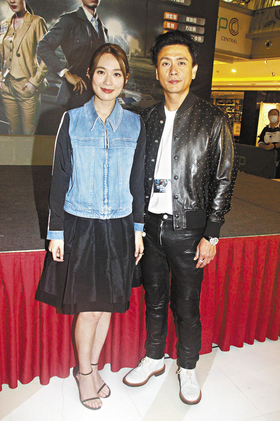 ◆Bosco笑稱看到蔡潔的露背戲也覺得震撼和血脈沸騰。