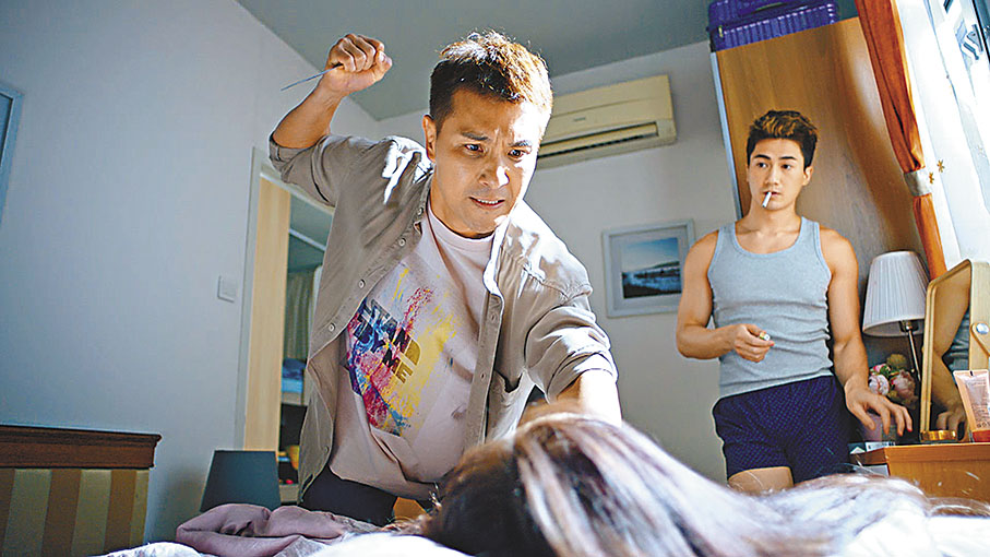 ◆ 陳展鵬發狂嬲到雙眼現紅筋。