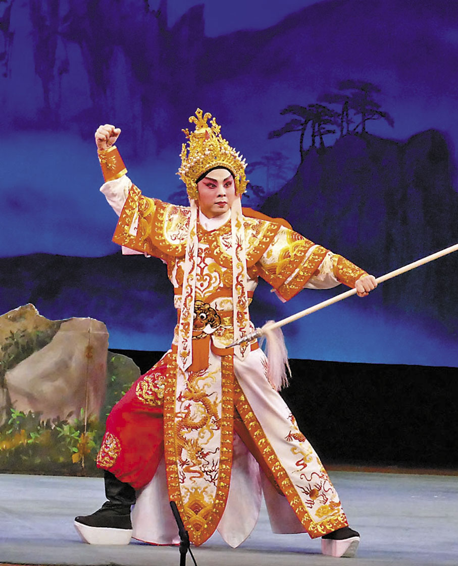 ◆阮德民說粵劇演藝文長武短，但也不能偏側。