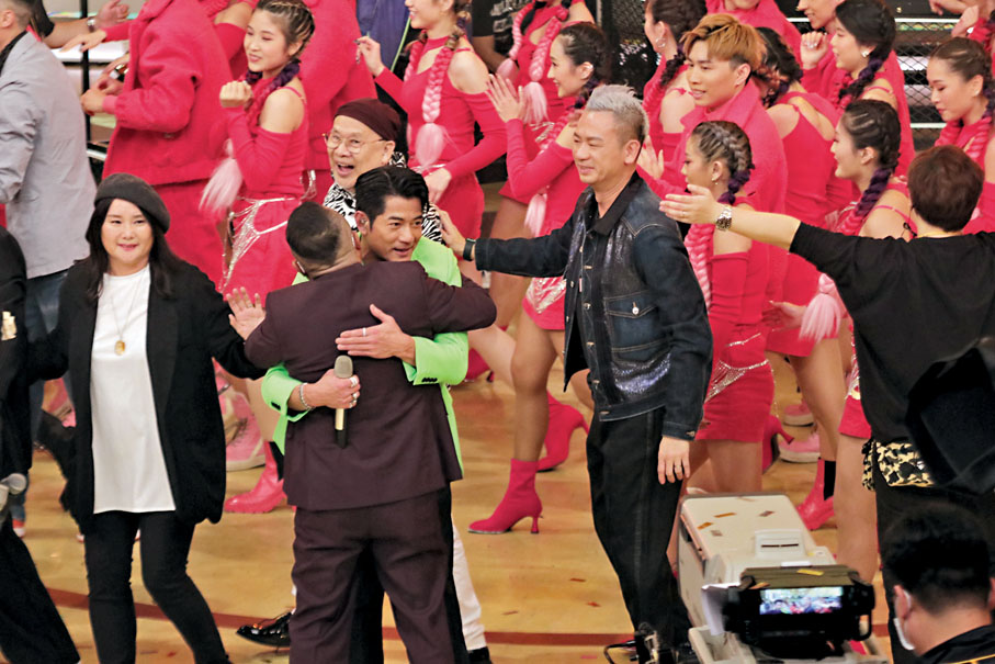 ◆郭富城極受歡迎，前晚演出帶動全場氣氛。
