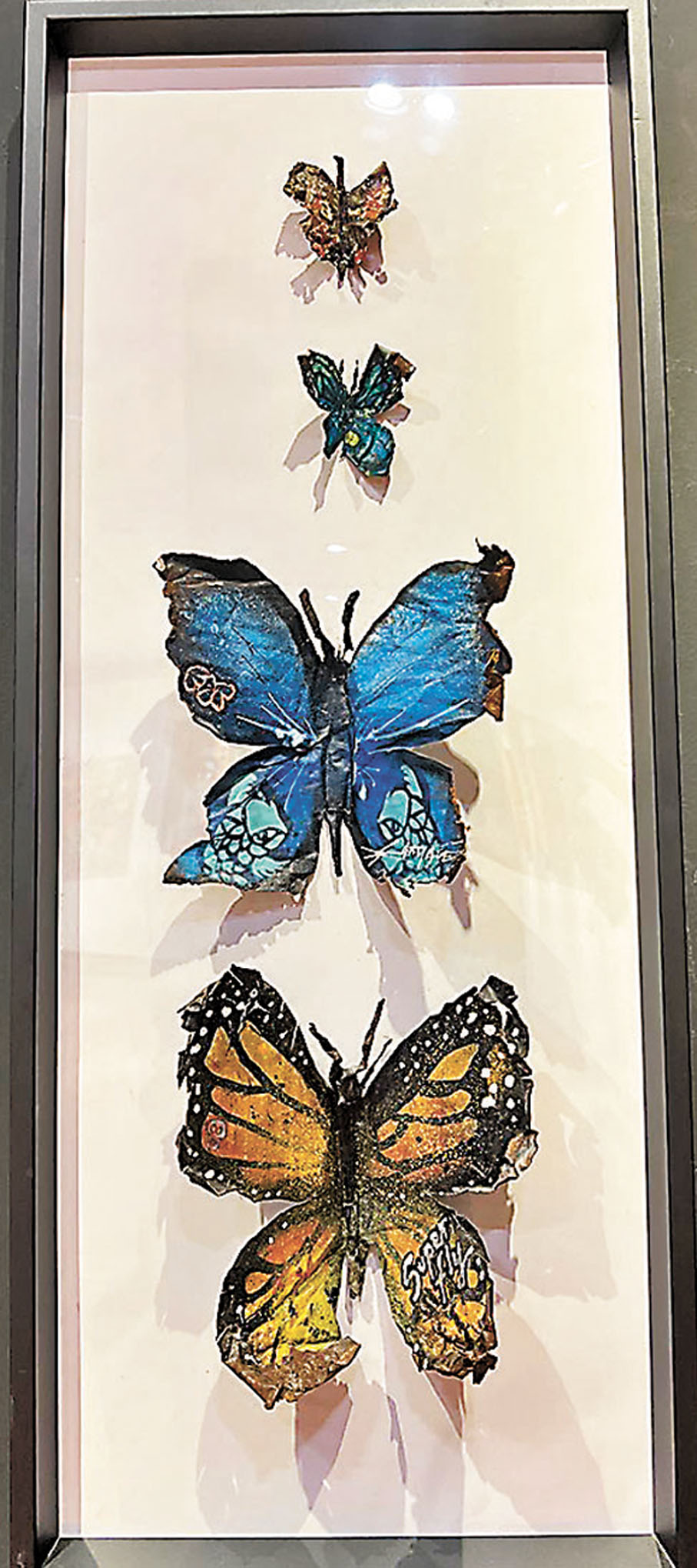 ◆作品《Butterfly Effect Mangkhut》靈感來源於香港的颱風。