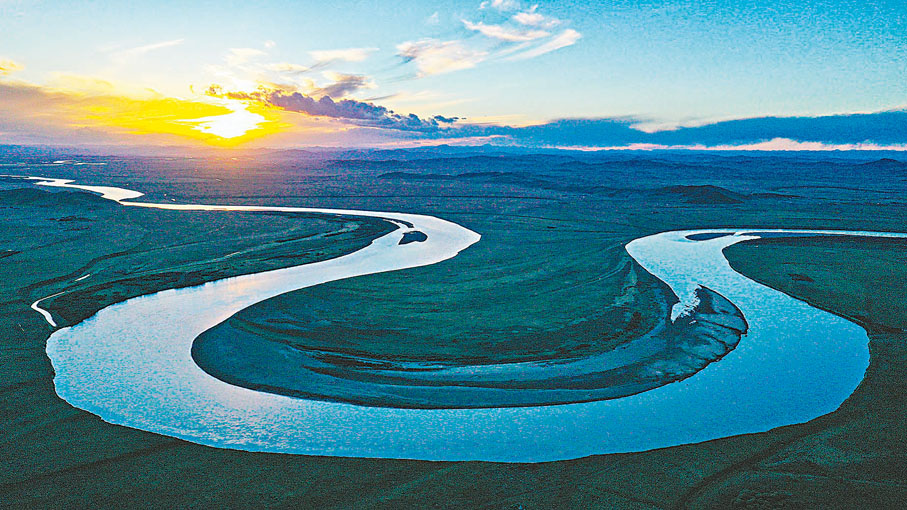 ◆黃河九曲第一灣景色得到持續改善。