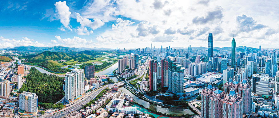 ◆ 羅湖與香港隔河相望。受訪者供圖