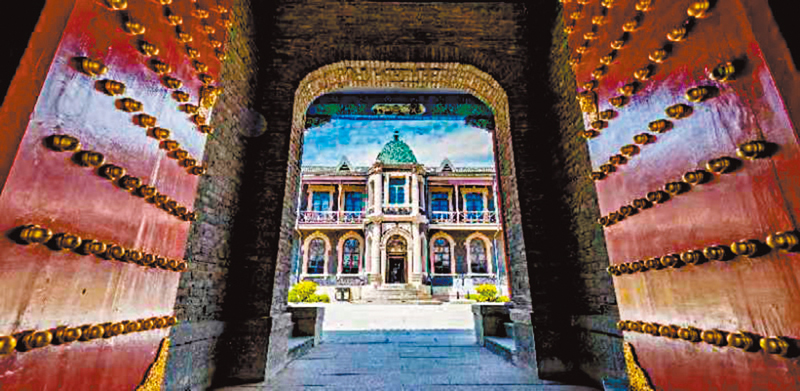 ◆偽滿皇宮博物院是在溥儀宮廷舊址建築群基礎上建立而成。 作者供圖