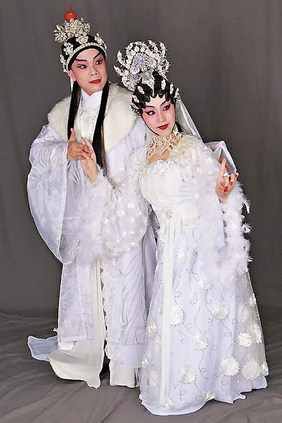 ◆吳立熙和謝曉瑩為青靈宵開幕首演《 七夕》。