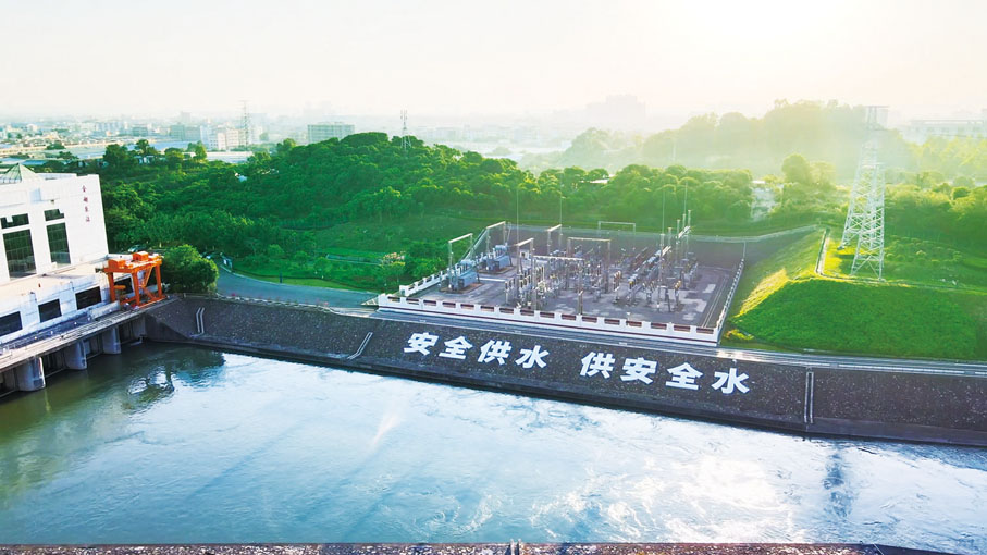 ◆ 堪稱香港供水「生命線」的東深供水工程。  受訪者供圖