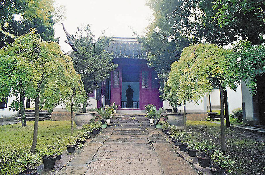 ◆ 劉禹錫在安徽省巢湖的陋室現已成為旅遊名勝。 資料圖片