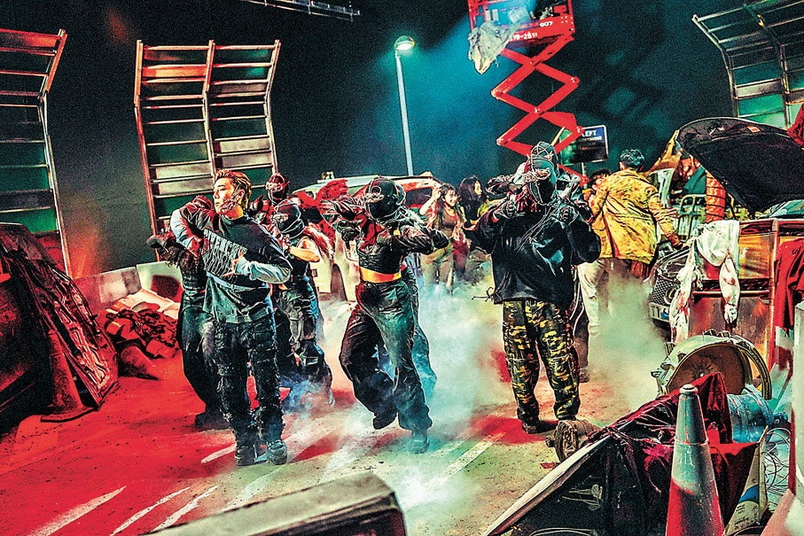 ◆MC在新MV上造型多變。