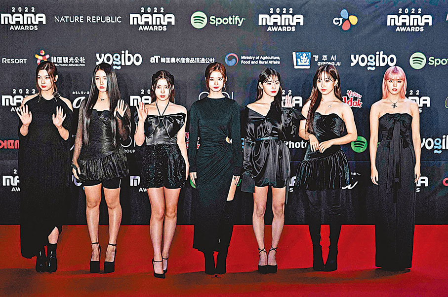 ◆ 女團NMIXX率先贏得最喜愛新人獎 。