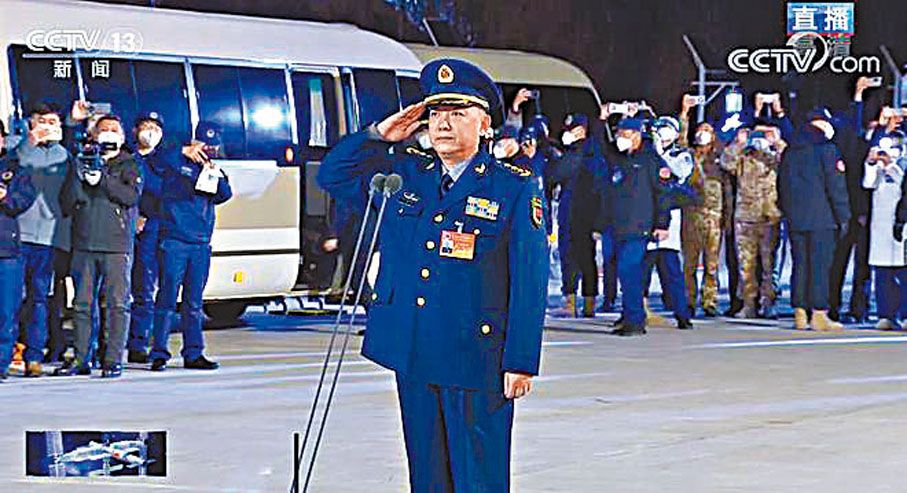 ◆ 中國載人航天工程總指揮、空間站階段飛行任務總指揮部總指揮長許學強。 視頻截圖