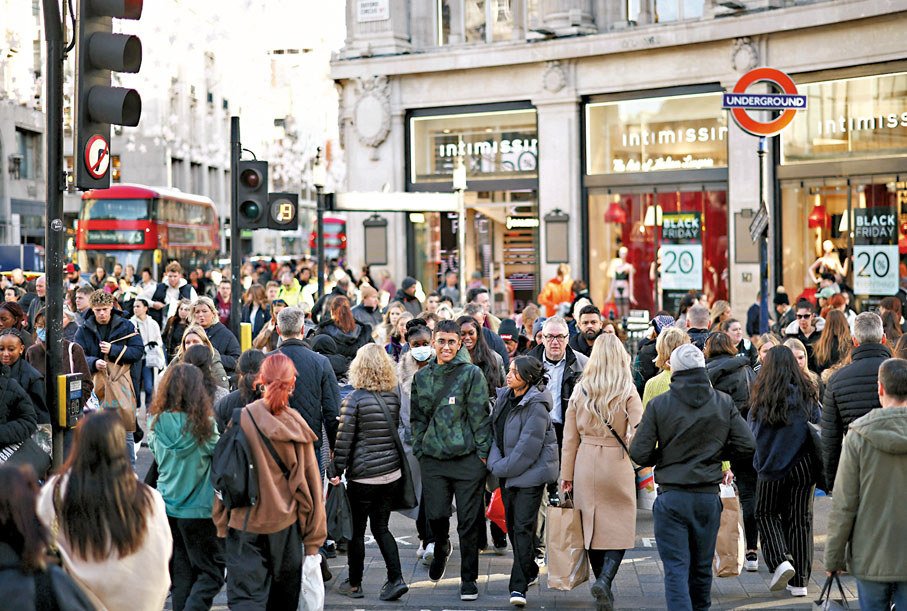 ◆英格蘭及威爾斯地區的基督徒人口佔比為46.2%，是有統計以來首次未過半數。 資料圖片
