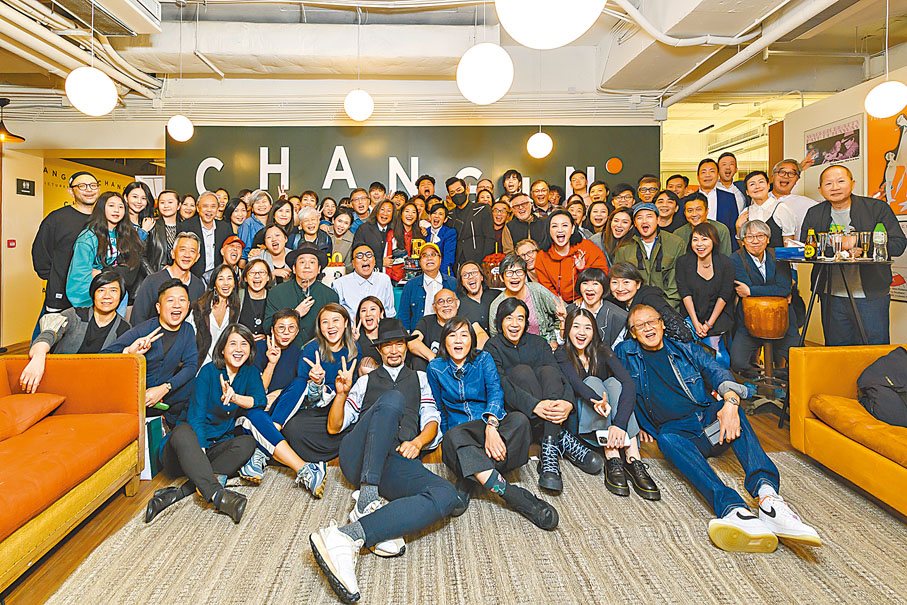 ◆ 陳可辛生日群星到賀，場面盛大。