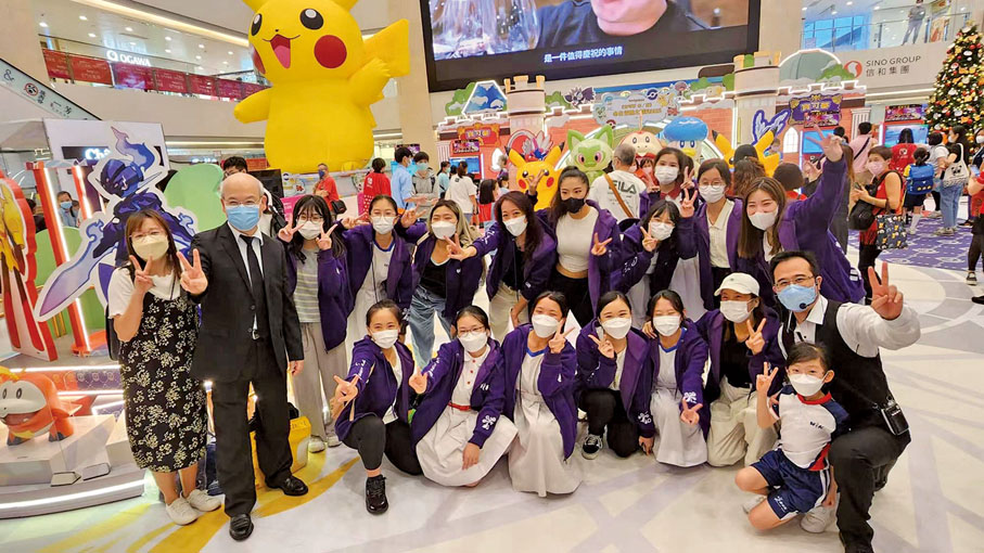 ◆除了小學生,還召集了一班來自不同中學和大學的學生參與。