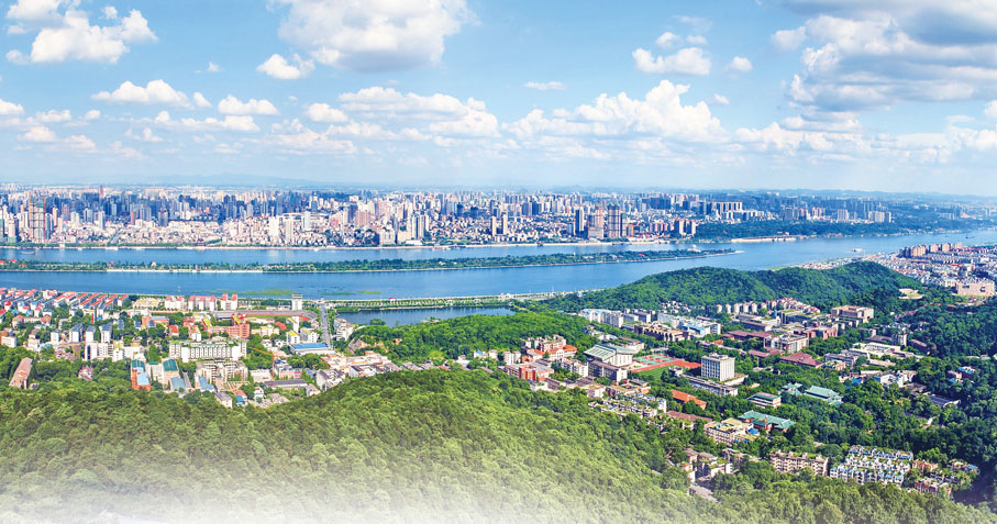 ◆城景相融的「山水洲城」長沙。