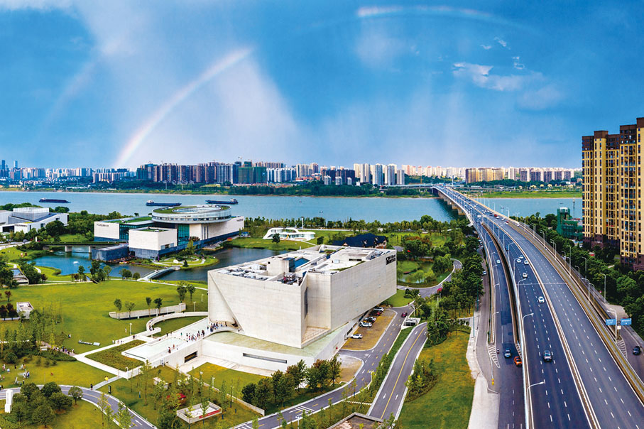 ◆長沙熱門打卡地謝子龍影像館和李自健美術館。