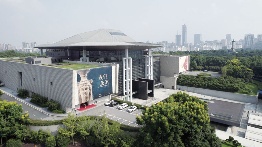 ◆ 湖南省博物館內陳列着震驚中外的長沙馬王堆漢墓考古發現。