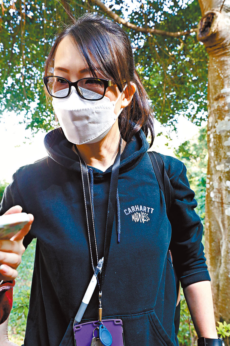 ◆蔚耆苑院長蔣女士。香港文匯報記者萬霜靈 攝