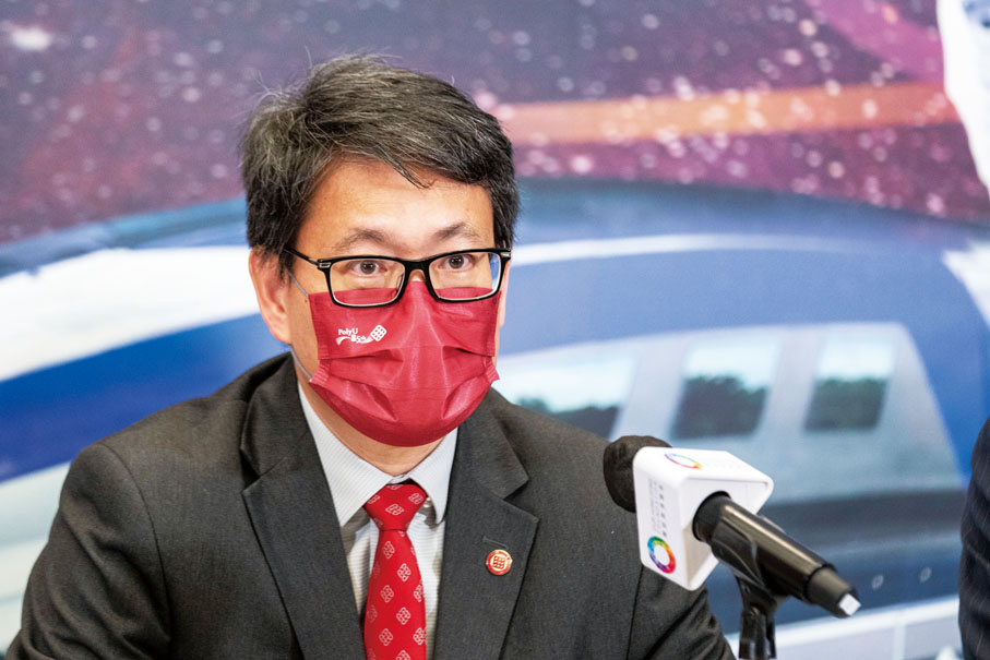 ◆香港理工大學副校長（研究及創新）趙汝恒鼓勵學生學習科學，成為科創生力軍。