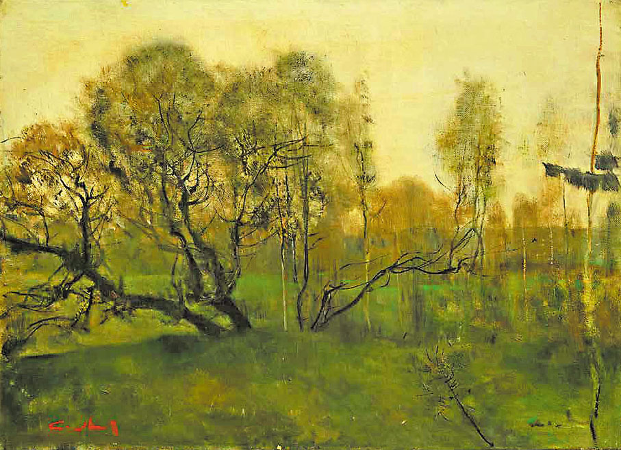 ◆《樹叢》（1973年）　楊定國藏