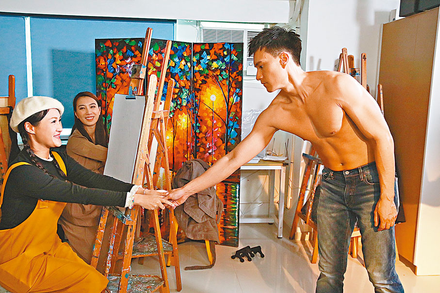 ◆ 朱敏瀚這場戲剝得徹底，大晒肌肉。