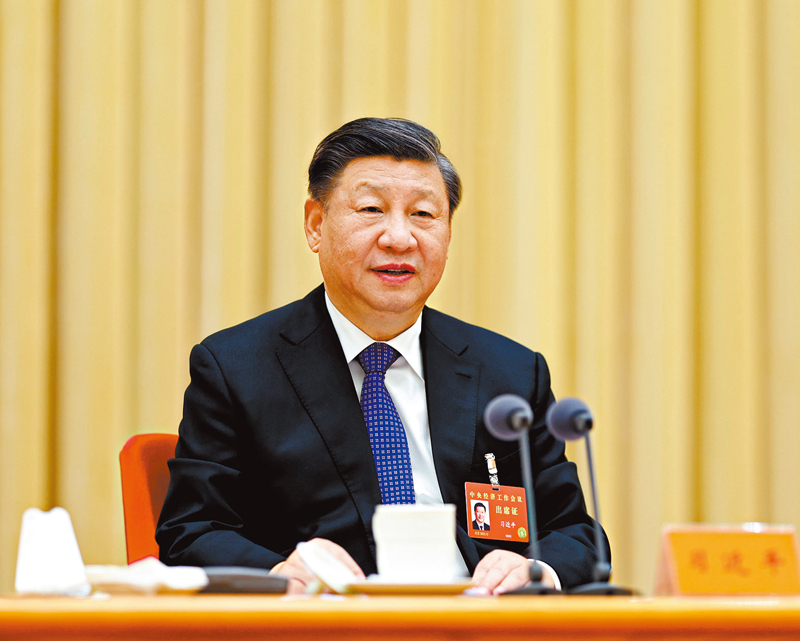 ◆2022年12月15日至16日，中央經濟工作會議在北京舉行。中共中央總書記、國家主席、中央軍委主席習近平出席會議並發表重要講話。 新華社