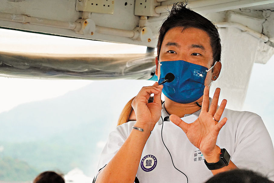 ◆負責策展的「一口設計工作室」建築師張國麟。