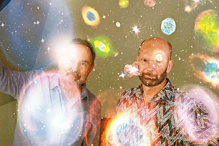 ◆ 柏坤霆（左）及Andreas Ritter（右）香港文匯報記者涂穴  攝