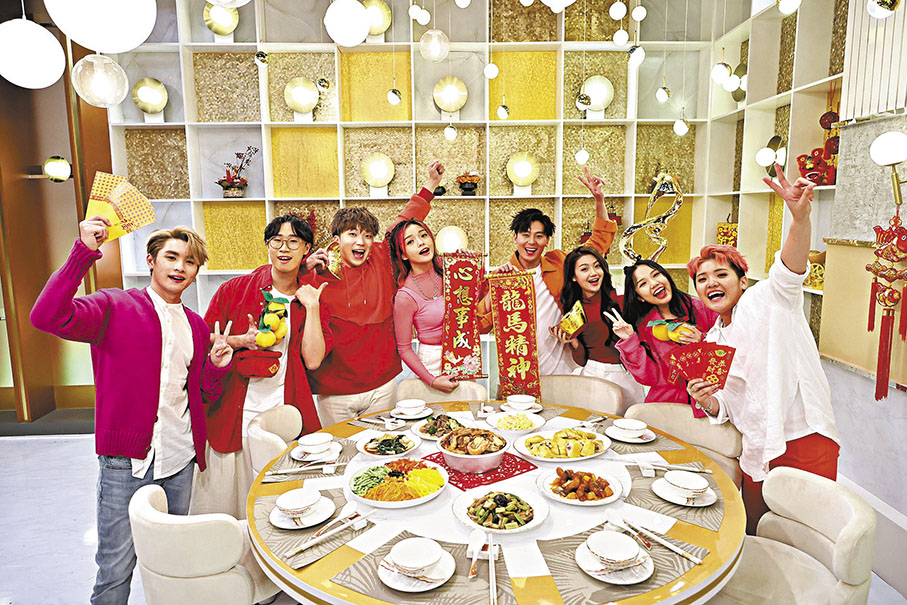 ◆8位《聲夢傳奇》出身的香港和大馬歌手首次拍攝賀年MV。