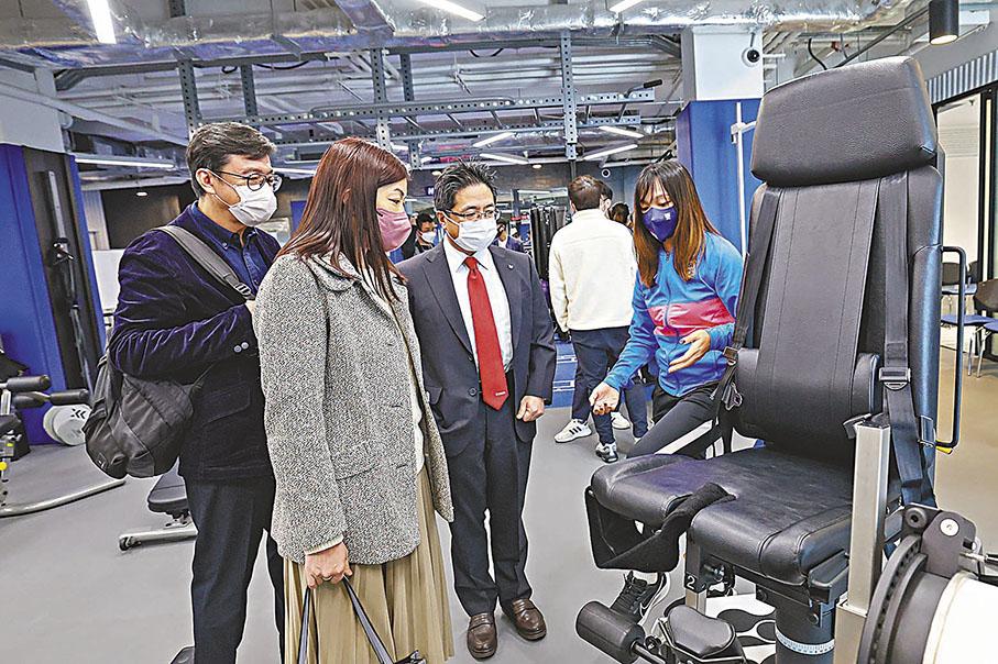 ◆嘉賓參觀香港中文大學醫務中心@傑志。  傑志圖片