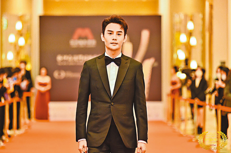 ◆ 王凱亮相紅地毯環節。