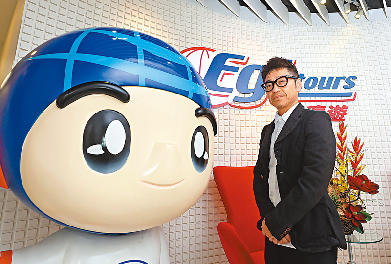 ◆王家雄疫情下一度轉行，今年終可重返其喜愛的旅遊業。 香港文匯報記者郭木又 攝