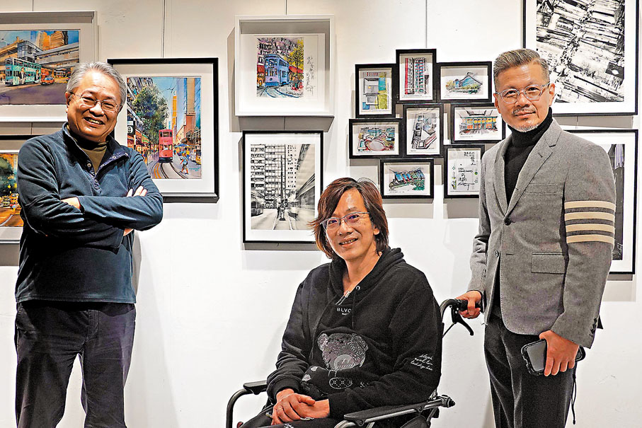 ◆（左起）岑延威、吳永順和董正綱三位是好友。