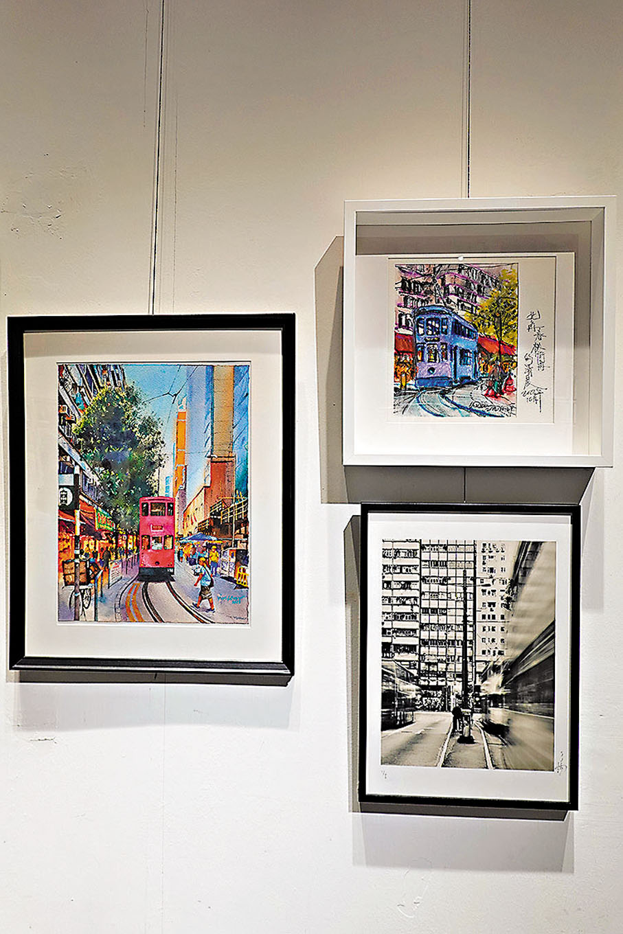 ◆三人不約而同在春秧街進行了創作。