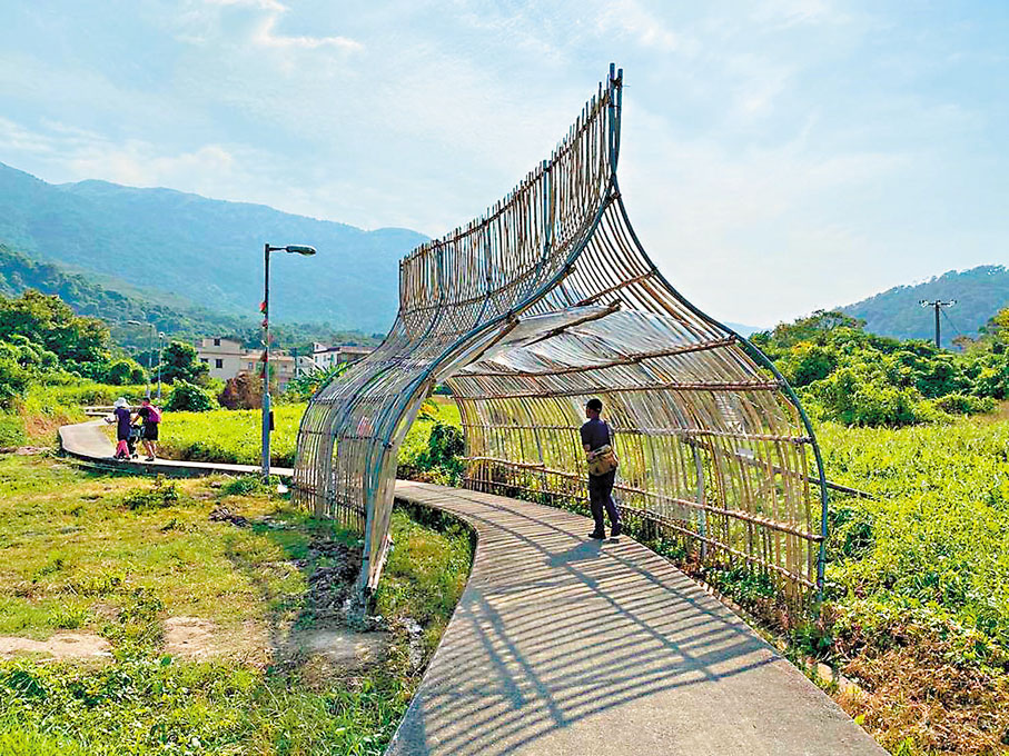 ◆2019年「藝動沙螺灣」展出譚偉霖的作品《水濂洞》。