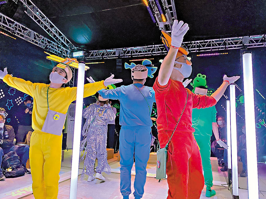 ◆兒童劇場中介紹了米魚、蝴蝶、蜻蜓和青蛙這「荔枝窩四寶」。