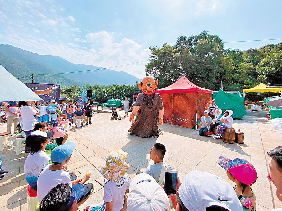 ◆2019年「藝動沙螺灣」呈現互動體驗劇場《奧德賽：歸家海途》。