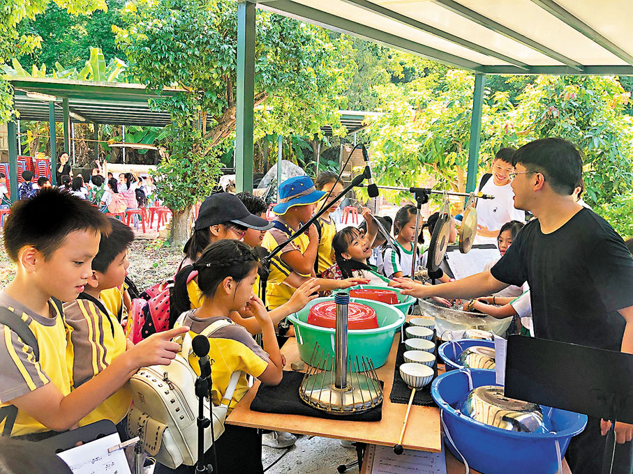 ◆2019年的「藝動沙螺灣」還設有戶外工作坊。 受訪者供圖