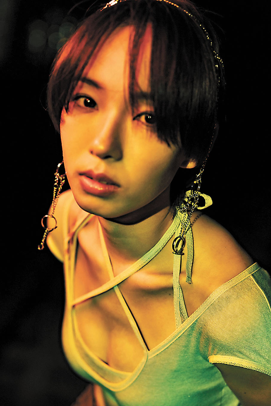 ◆ 李靖筠錄製新歌時，有向電影《咒怨》取經。