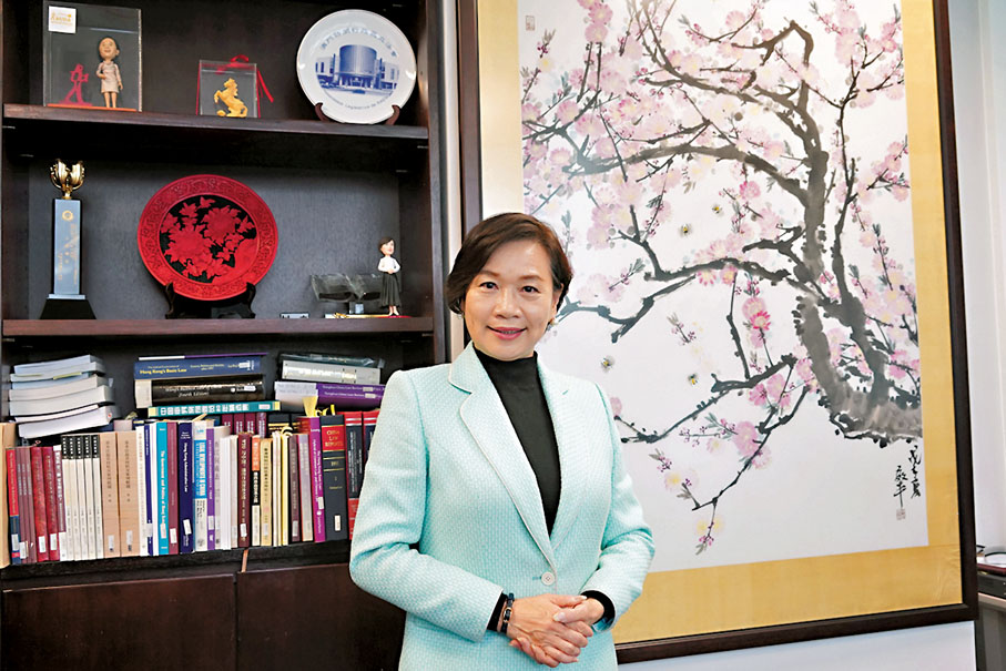 ◆梁美芬表示,今屆議會已回歸到重視議政質素。 香港文匯報記者曾興偉 攝