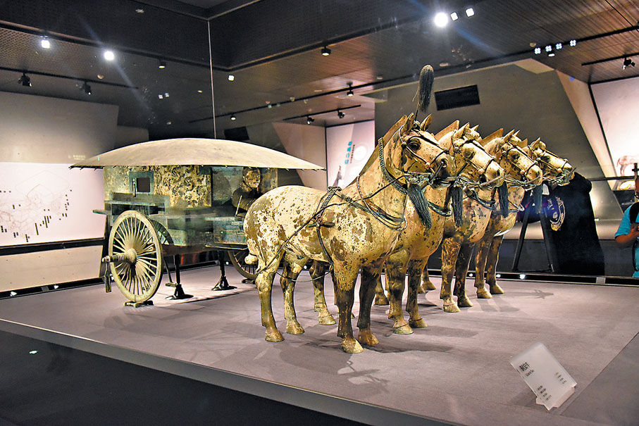 ◆二號銅車馬處處彰顯奢華與尊貴。
