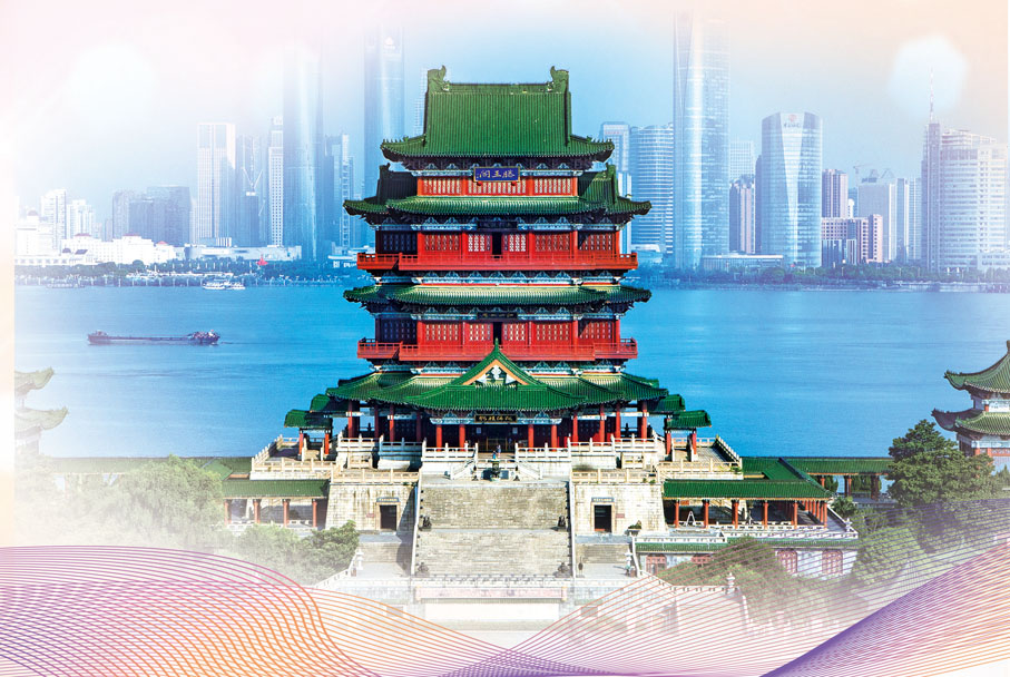 ◆ 滕王閣，屹立於贛江之濱。