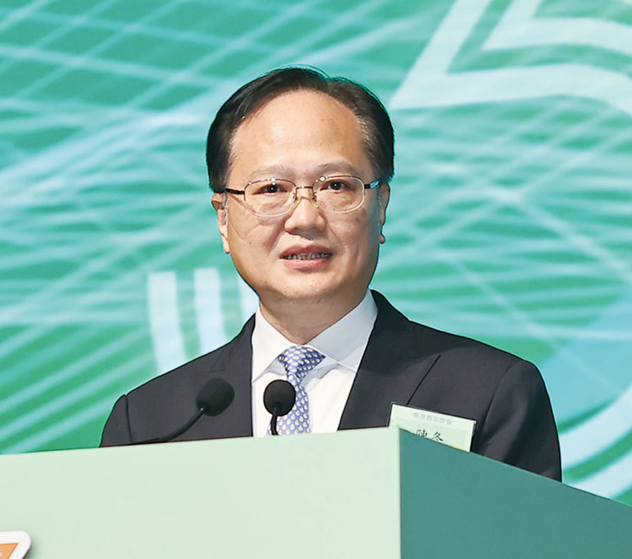 ◆ 中聯辦副主任陳冬致辭。