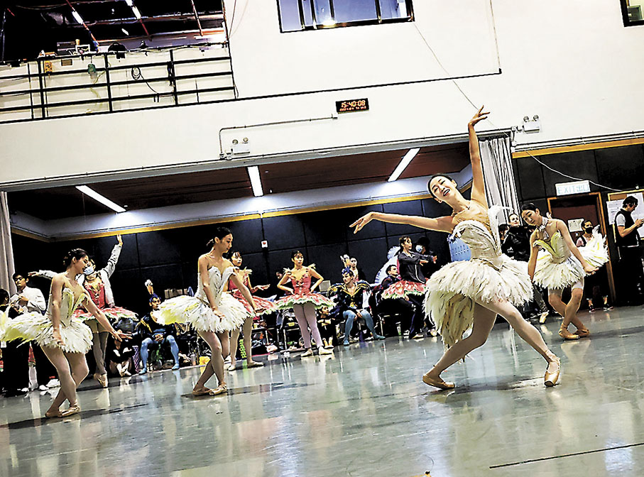 ◆《胡桃夾子》的綵排華麗美好。